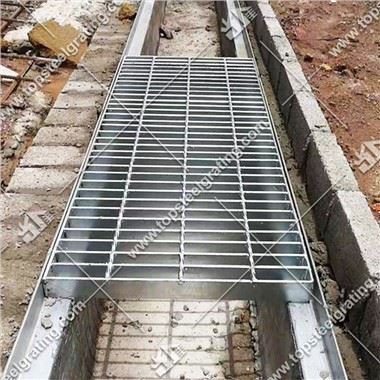 روکش ترانشه گریتینگ فولادی